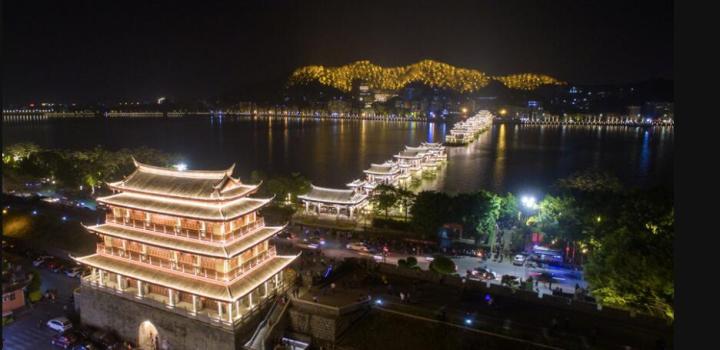 广济桥灯光秀已修复，亮灯时间在这里