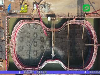 年重点项目巡礼 牛田洋特大桥开始主墩承台浇筑