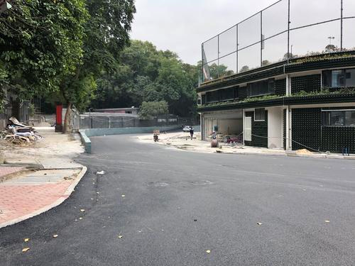 园林路北出入口改造完成