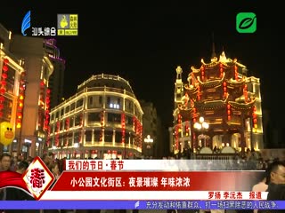 小公园文化街区：夜景璀璨 年味浓浓