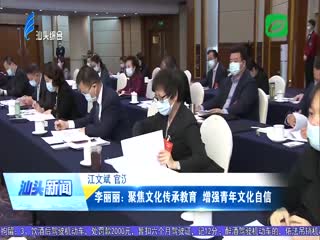 李丽丽：聚焦文化传承教育 增强青年文化自信