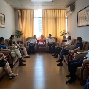 区委书记蔡向鸿到区人大走访调研