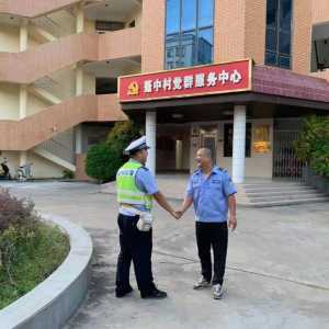 “清风”宣教行动 | 龙湖交警开展“美丽乡村行”交通安全宣传活动