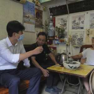 温湛滨带队走访基层,调研周转房项目和棚户区改造工作