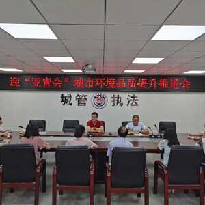 龙湖区城管局召开迎亚青会城市环境品质提升工作推进会议