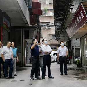 闻“风”而动、严阵以待——龙湖区主要领导督导检查防汛防风工作落实情况