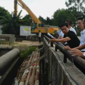 河长制 河长治!龙湖区第一总河长、区委书记蔡向鸿带队巡河