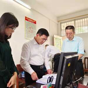省委驻点指导组到南澳县检查指导政法队伍教育整顿工作