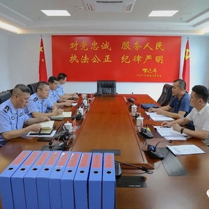 省驻点指导组到南澳县公安局开展政法队伍教育整顿“回头看”督导检查活动