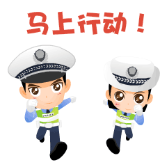 连闯3个红灯,澄海交警火速护送发烧昏厥女童就医~