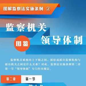 图解监察法实施条例(二)丨监察机关领导体制图鉴