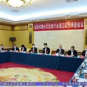 温湛滨参加濠江区代表团分组讨论
