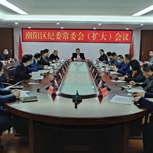 潮阳区纪委监委传达学习贯彻区委五届二次全会精神