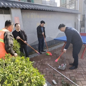 南澳县政协赴挂钩村开展爱国卫生运动暨春节走访慰问活动