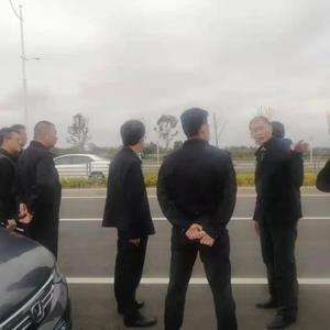 龙湖区安委办开展节前道路交通安全检查