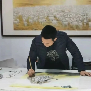 办虎画展  贺农历虎年