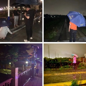 昨夜今天,濠江暴雨中的“逆行者”!