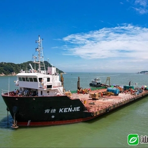 今天,汕汕铁路汕头湾海底隧道开始海上注浆作业