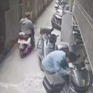 两度偷摩托未遂   “笨贼”落荒而逃