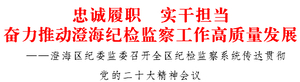 澄海区纪委监委召开全区纪检监察系统传达贯彻党的二十大精神会议