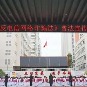 反诈防骗,你我同行——龙湖公安走进蓝天小学开展普法宣传活动
