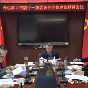 汕头市退役军人事务局认真传达贯彻市委十一届十次全会精神