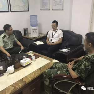 区公安分局陈国滨副局长到潮阳大队检查指导工作