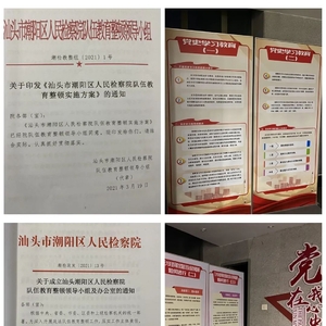 潮阳区人民检察院:突出“五个坚持”  打好教育整顿“组合拳”