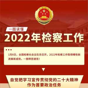 一图读懂2022年检察工作
