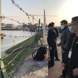 金平区开展节前梅溪河饮用水源保护安全执法行动