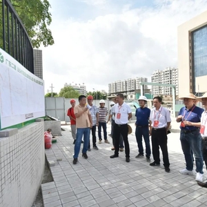 【视察调研】龙湖区政协考察区内快速交通枢纽建设情况