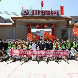 揭阳共青团防疫消毒志愿服务进乡村  筑起疫情防控守护线