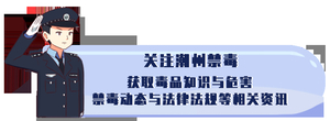 潮州市公安局禁毒支队荣获“全省全民禁毒工程先进集体”荣誉称号!