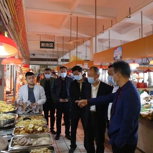 市创卫办开展春节前创建国家卫生城市工作督查