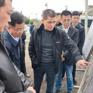 龙湖区政府主要领导到新海街道开展重点项目调研活动