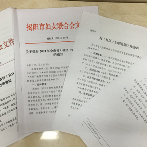 揭阳市全面完成村(社区)妇联换届工作