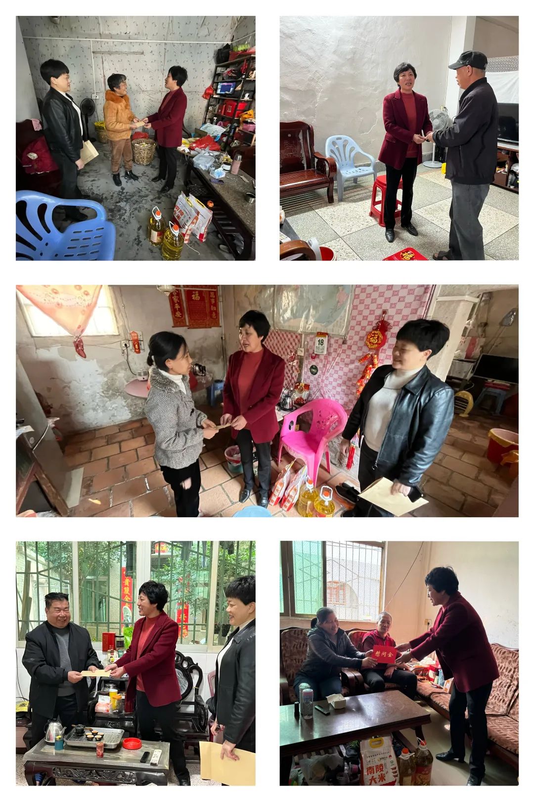 南澳县总工会开展节前走访慰问老党员、老干部和困难职工群众活动