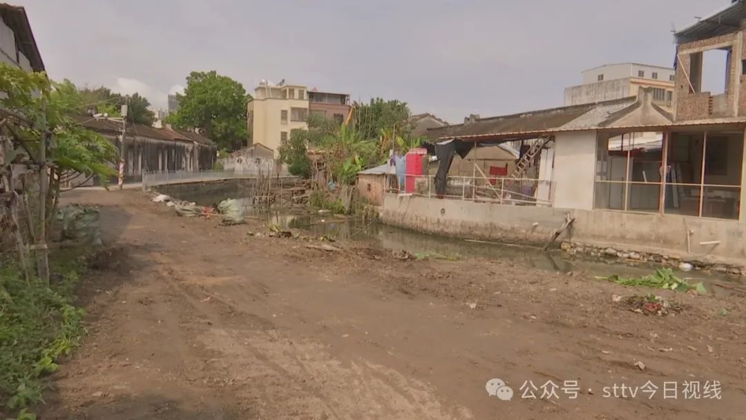 杂草垃圾已清理  泥土路面待修复