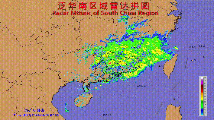 6-8日,潮州有中到强雷雨,局部暴雨