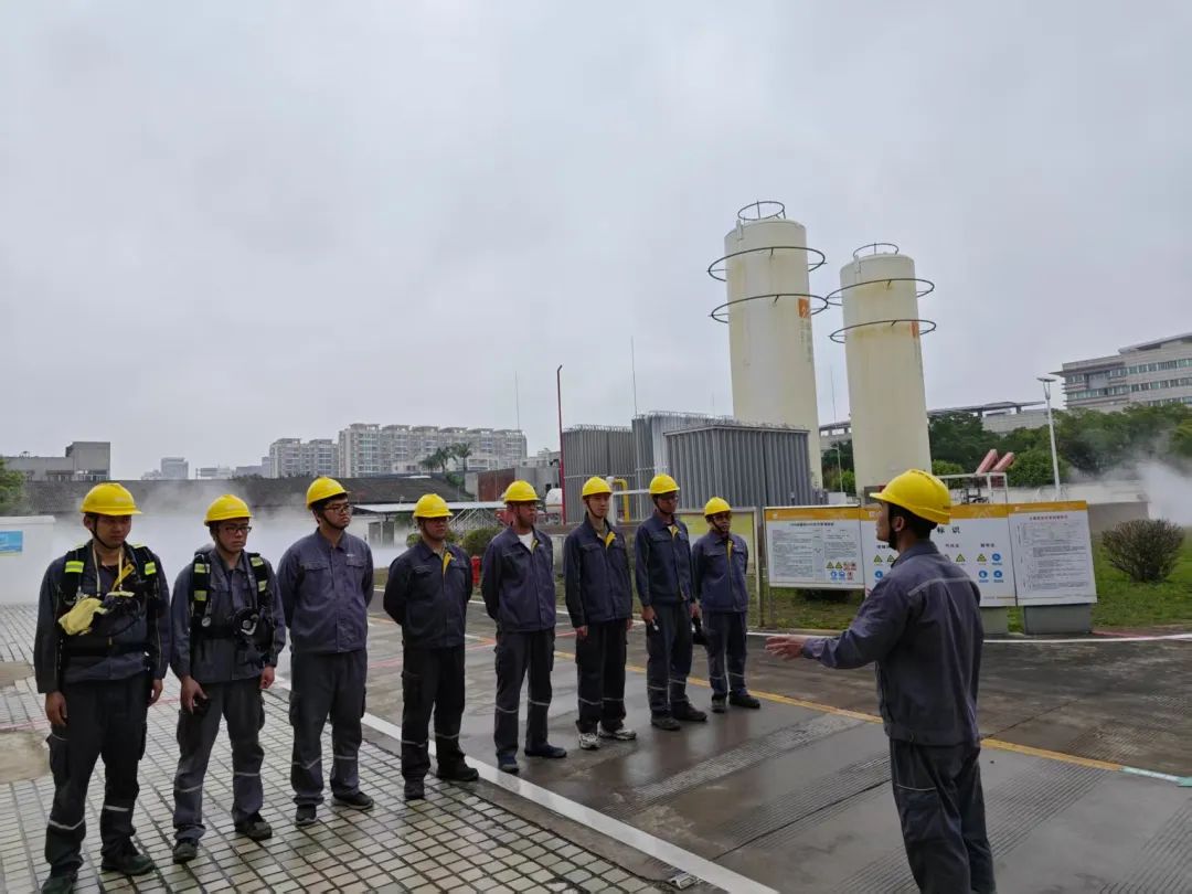市地震局赴汕头市华润新奥燃气有限公司东区储配站指导开展应急疏散演练